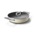 50's Retro-Style 4qt Nonstick Deep Pan w/ Lid, Cream