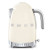 50's Retro-Style Electric Kettle w/ Variable Temperature, Cream