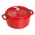 5.5qt Round Cast Iron Dutch Oven Cherry