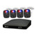 Enforcer 4 Camera 8 Channel 4K Ultra HD DVR A/V Security System