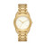 Ladies' Miller Gold-Tone Stainless Steel Dial, Cream Dial