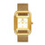 Ladies Phipps Gold-Tone Mesh Watch Ivory Dial