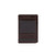 Alpha Money Clip Card Case Anthracite/Brown