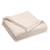 Sheared Faux Mink Blanket - King Ivory