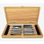 10pc Mignon Steak Knife Set in Olivewood Presentation Box