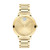 Ladies' Bold Evolution 2.0 Gold-Tone SS Watch w/ Crystal Dot, Gold Dial