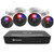4 Camera 8 Channel 4K Ultra HD Pro Professional NVR Security System