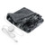 PureRadiance Luxury Heated Throw Blanket Smoke