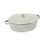 6.25qt Wide Oval Cast Iron Dutch Oven White Truffle