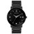 Men's Futuro Diamond Black IP Stainless Steel Watch, Black Dial