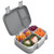 Fresh 4 Compartment Leakproof Lunch Box Gray
