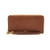 Logan Leather RFID Zip Around Clutch Wallet Brown