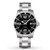 Men's HydroConquest Automatic Stainless Steel Watch, Black Dial