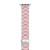 Silicone Strap for Apple Watch Barely Pink & Stainless Steel