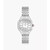Ladies' Meggie Silver-Tone Stainless Steel Watch, Diamond & MOP Dial