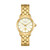 Ladies' Tory Gold-Tone Stainless Steel Watch, Cream Dial