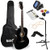 Acoustic Guitar Kit - Guitar/Stand/Tuner/Bag Black