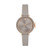 Ladies Park Row Gray Silicone Strap Watch Gray Dial