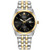 Men's Corso Eco-Drive Two-Tone Stainless Steel Watch, Black Dial