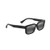 Hiapo Asian Fit Polarized Sunglasses, Matte Black Frame, Neutral Gray Lens
