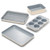 Mini Bakeware Set w/ Storage Organizer Cream