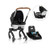 GOLD Shyft DualRide Car Seat & Stroller Combo w/ Storage Bag + Canopy Onyx