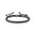 Icon Silver-Tone & Black Cord Bolo Bracelet