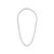 Bulova Link 8mm Polished Stainless Steel Necklace - 24" Silver-Tone
