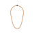 Latin GRAMMY Classic 6mm Stainless Steel Curb Chain Necklace - 22" Rose Gold-Tone