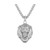 Marc Anthony Sterling Silver & White Diamond Small Lion Head Necklace 24"-26"