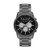 Mens Banks Chronograph Black Ion-Plated Stainless Steel Watch Black Dial