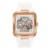 Mens Series X Marc Anthony Automatic White HNBR Rubber Strap Watch White Dial