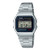 Unisex Vintage Digital Silver-Tone Stainless Steel Watch