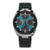 Mens Promaster Tsuno Chrono Racer Black Leather Strap Watch Blue Dial
