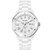 Ladies Marc Anthony Marine Star White Ceramic Watch White Dial