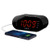 FM Dual Alarm Clock Radio w/ USB Charging