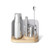 Complete Bar Set w/ Complimentary Storage  Gray