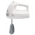 6 Speed Hand Mixer w/ Snap-on Case  White