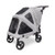 PF Flat Fold Pet Stroller - Medium Light Gray