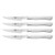 4pc 4" Serrated Stainless Steel Steak Knife Set