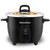 10 Cup Rice Cooker w/ Stainless Steel Cooking Pot Black