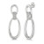 Diamond Oval Earrings