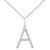 Initial Diamond Necklace-A
