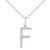 Initial Diamond Necklace-F