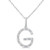 Initial Diamond Necklace-G