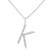 Initial Diamond Necklace-K