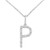 Initial Diamond Necklace-P