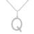 Initial Diamond Necklace-Q