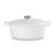 5qt Signature Cast Iron Oval Dutch Oven White