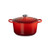 6.5qt Signature Cast Iron Deep Round Dutch Oven Cerise